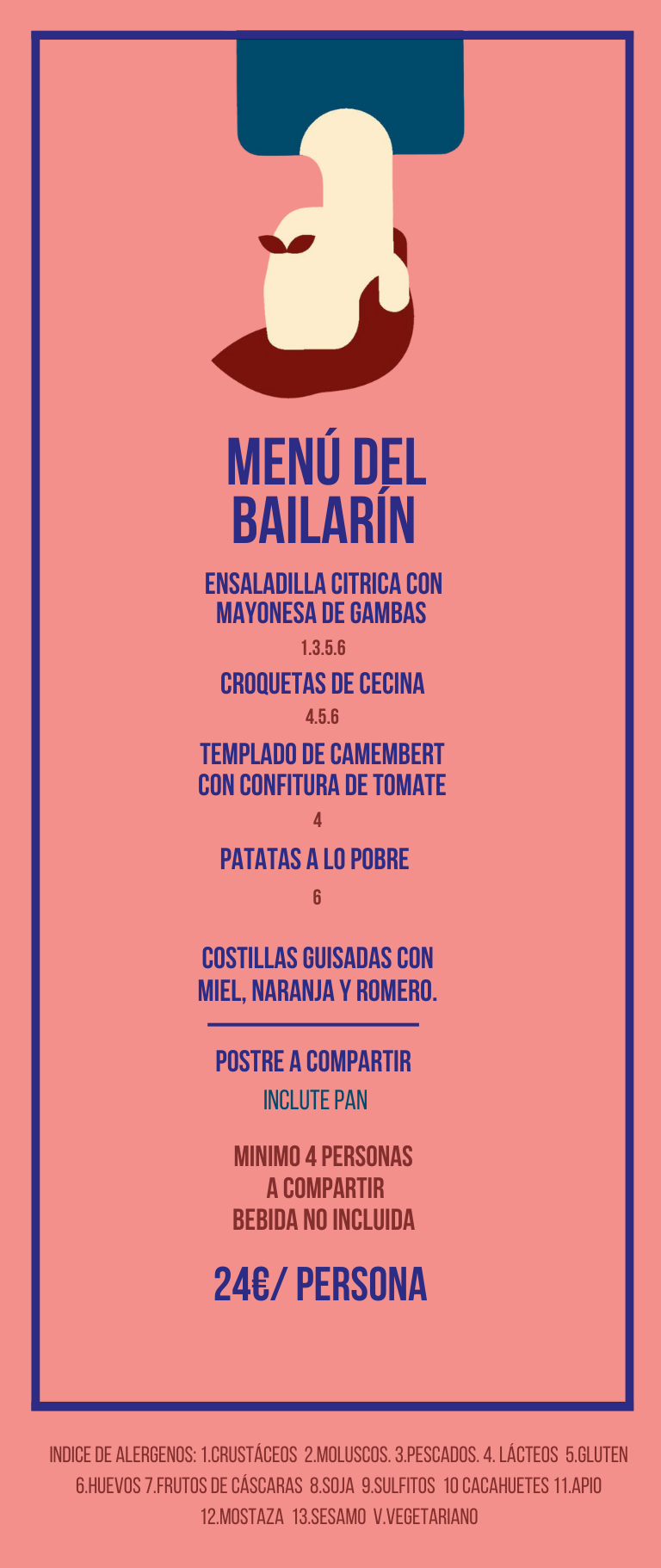 menu bailarin
